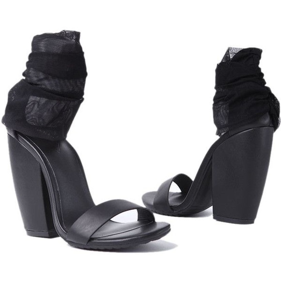 UNIF Pyre Heels | Unif Clothing | Wrap Mesh Heels - Picture 1 of 3